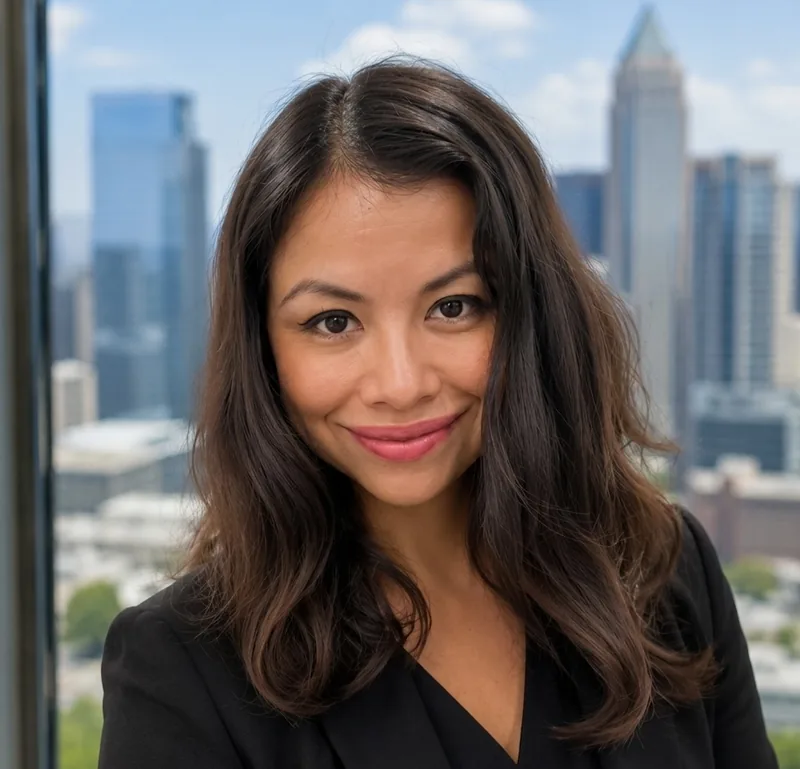 Professional headshot of Irma Chilin, MBA, Managing Principal and Co-Founder of Cijara Group, facing the camera in business attire against a neutral studio background
